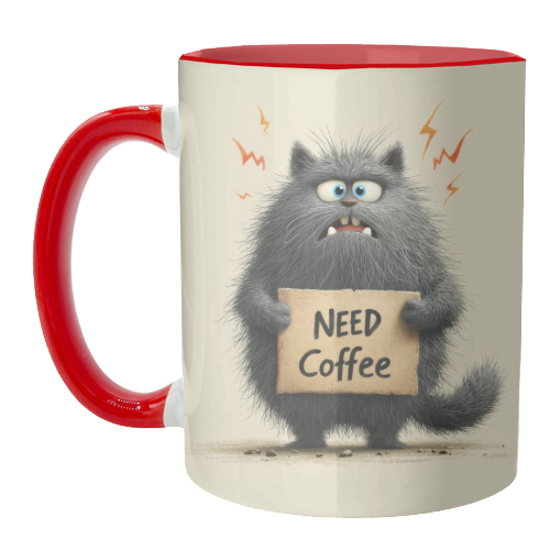 Need coffee - unique mug by DejaReve