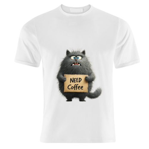 Need coffee - unique t shirt by DejaReve