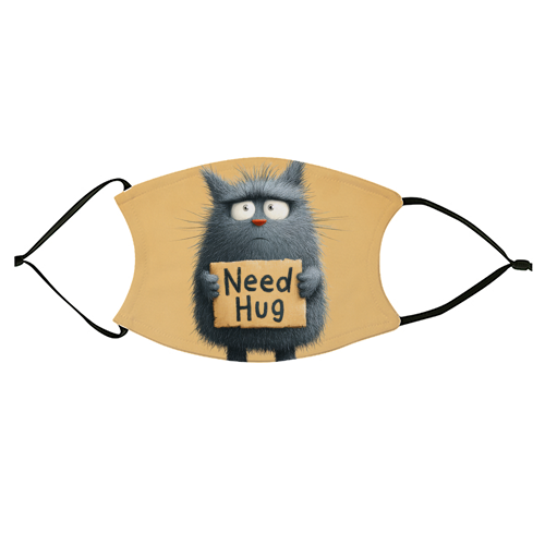Need hug! - face cover mask by DejaReve