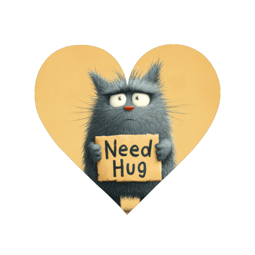 Need hug! - Magnet by DejaReve