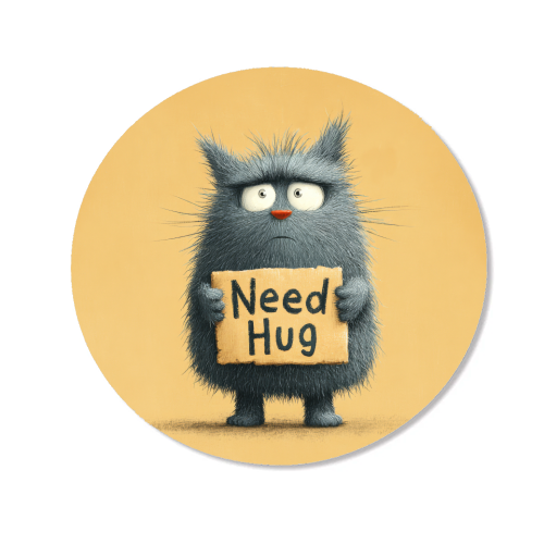 Need hug! - Magnet by DejaReve