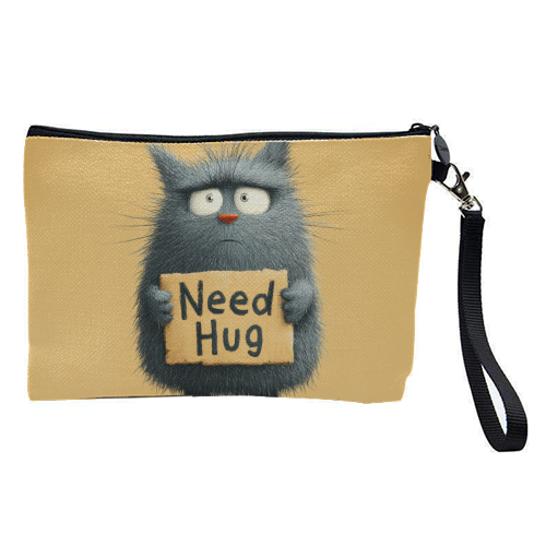 Need hug! - pretty makeup bag by DejaReve
