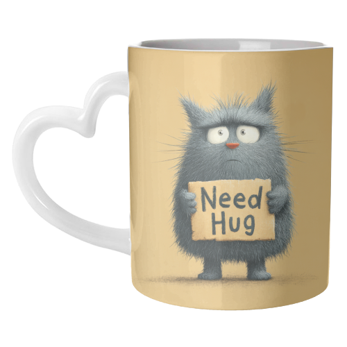 Need hug! - unique mug by DejaReve