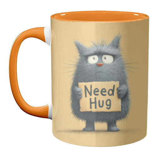 Need hug! - unique mug by DejaReve