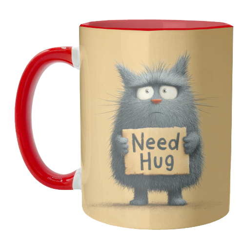 Need hug! - unique mug by DejaReve
