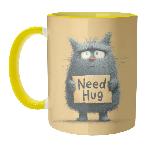 Need hug! - unique mug by DejaReve