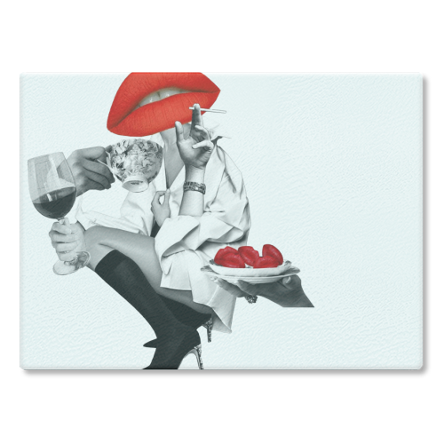 Needed - glass chopping board by Sophie Florence Design