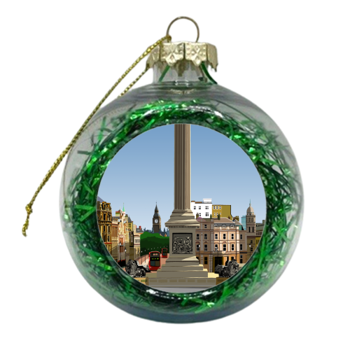 Nelson's Column - xmas bauble by Richard O'Neill