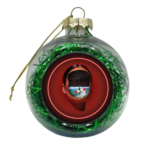 Neon Girl - xmas bauble by taudalpoi