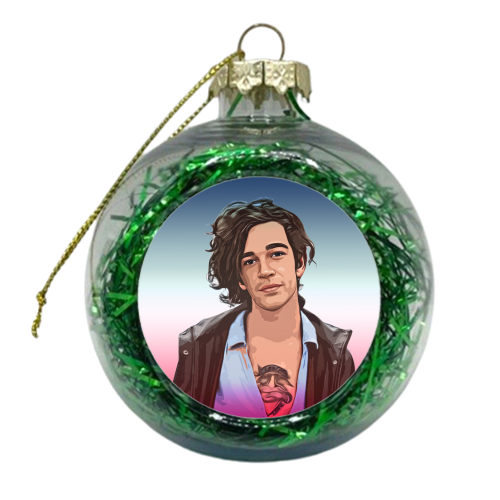Neon Glow Matt - xmas bauble by DOLLY WOLFE