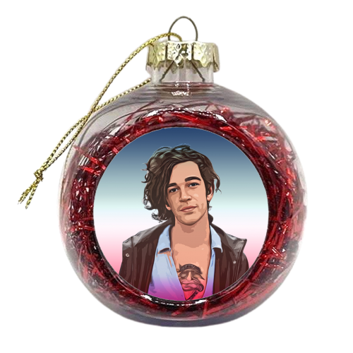 Neon Glow Matt - xmas bauble by DOLLY WOLFE