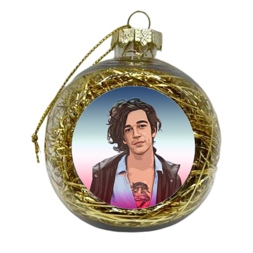 Neon Glow Matt - xmas bauble by DOLLY WOLFE