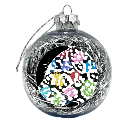 Neon Jag - xmas bauble by Kim Doodle