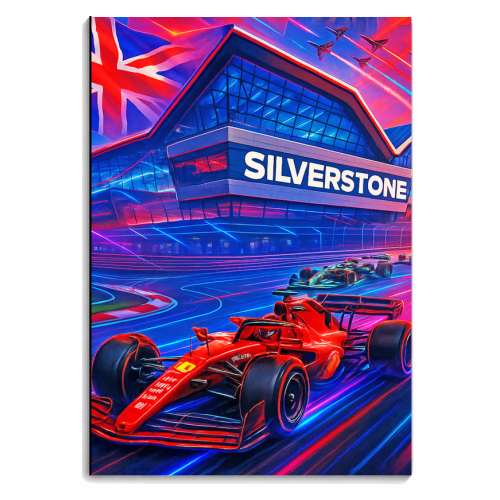 Neon Race Track - personalised A4, A5, A6 notebook by Ms Doodle