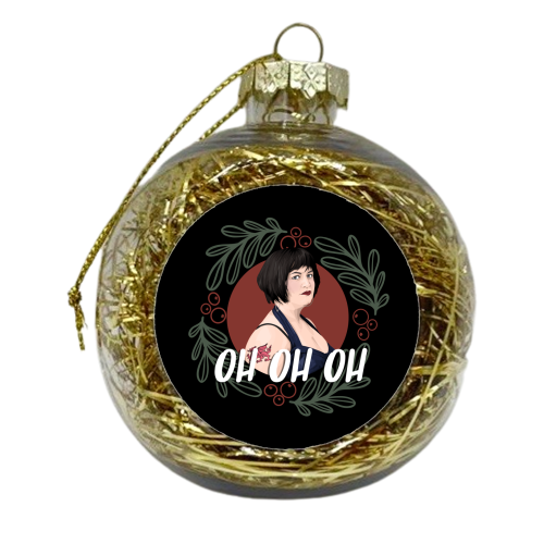 Ness Oh Oh Oh - xmas bauble by Pink and Pip