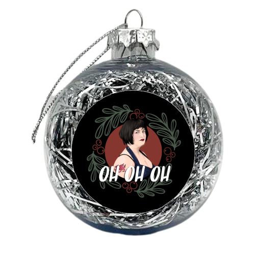 Ness Oh Oh Oh - xmas bauble by Pink and Pip