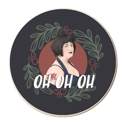 Nessa Gavin and Stacey - personalised beer coaster by Pink and Pip