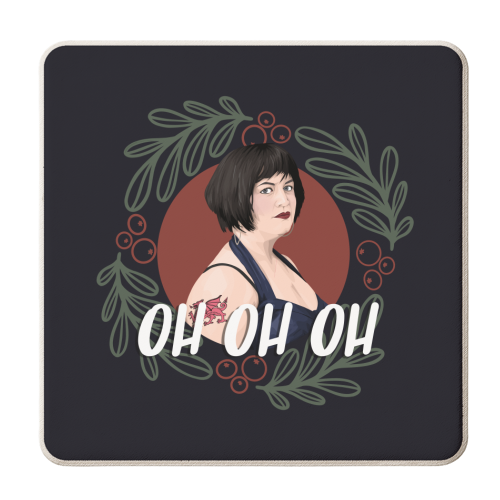 Nessa Gavin and Stacey - personalised beer coaster by Pink and Pip