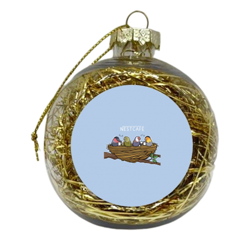 Nestcafe - xmas bauble by Carl Batterbee