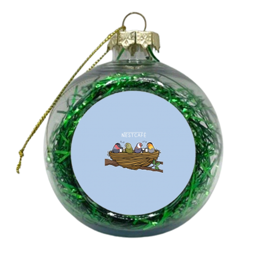 Nestcafe - xmas bauble by Carl Batterbee