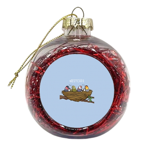 Nestcafe - xmas bauble by Carl Batterbee