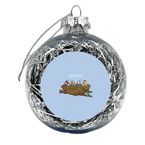 Nestcafe - xmas bauble by Carl Batterbee