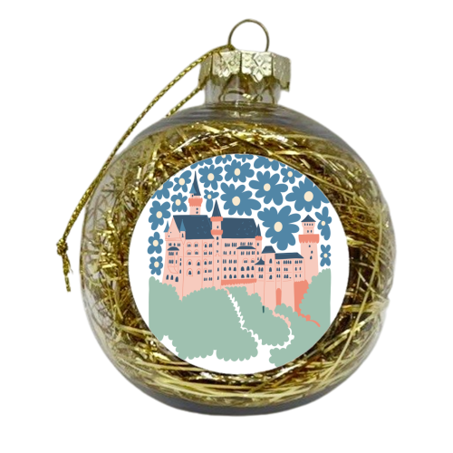 Neuchwanstein Castle - Schwangau, Germany - xmas bauble by Move Studio
