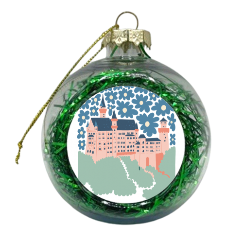 Neuchwanstein Castle - Schwangau, Germany - xmas bauble by Move Studio