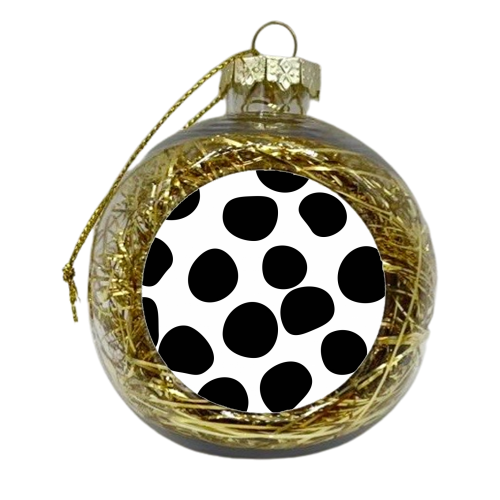 Never Change Your Spots - xmas bauble by Uma Prabhakar Gokhale