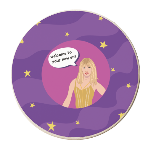 New Era - personalised beer coaster by Laura Lonsdale