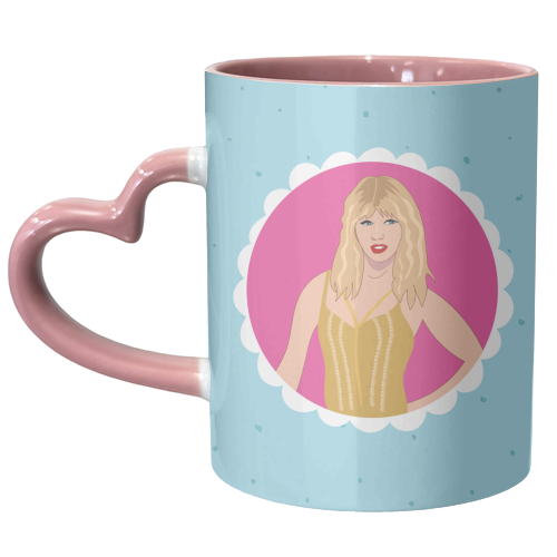 New Era - Taylor Print - unique mug by Laura Lonsdale