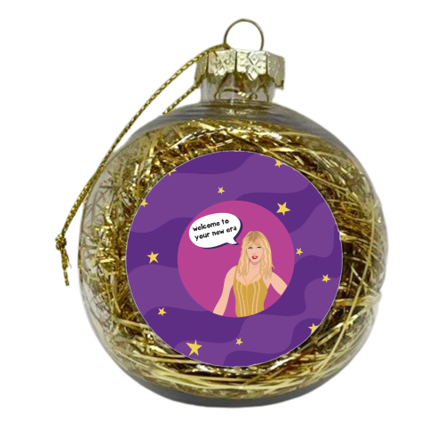New Era - xmas bauble by Laura Lonsdale