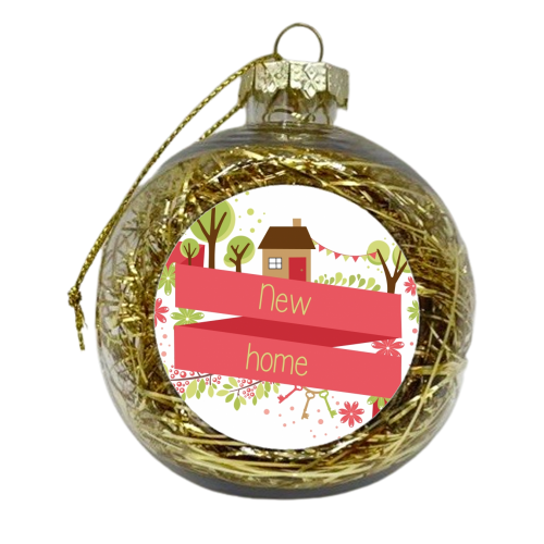 New Home - xmas bauble by Leanne Parkinson