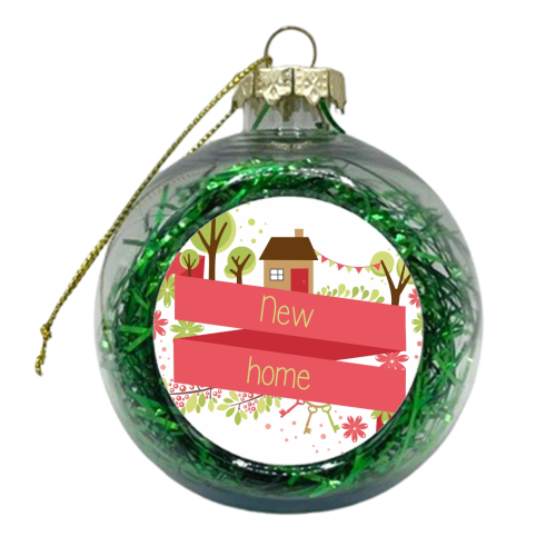 New Home - xmas bauble by Leanne Parkinson