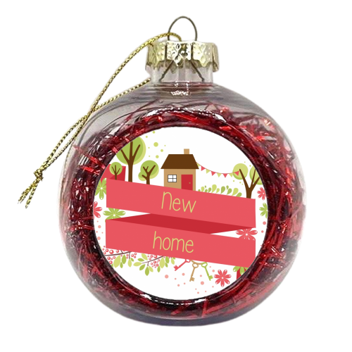 New Home - xmas bauble by Leanne Parkinson