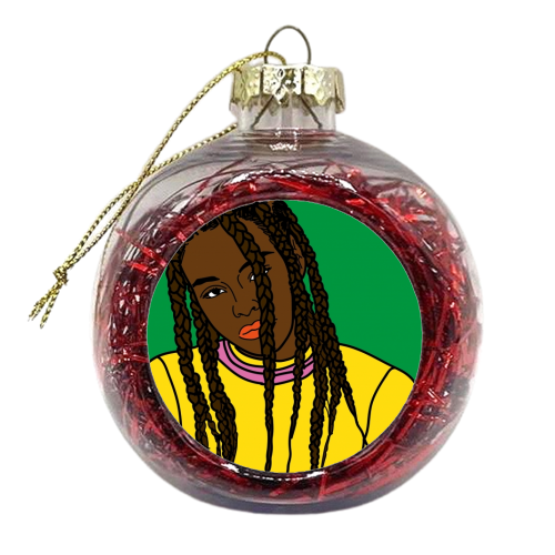 New Shoes - xmas bauble by Channi Dorset