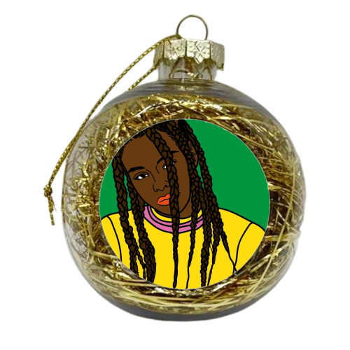 New Shoes - xmas bauble by Channi Dorset