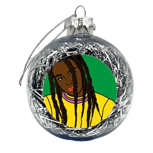 New Shoes - xmas bauble by Channi Dorset