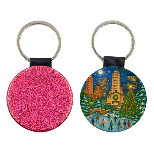 New York Christmas - keyring by Ms Doodle