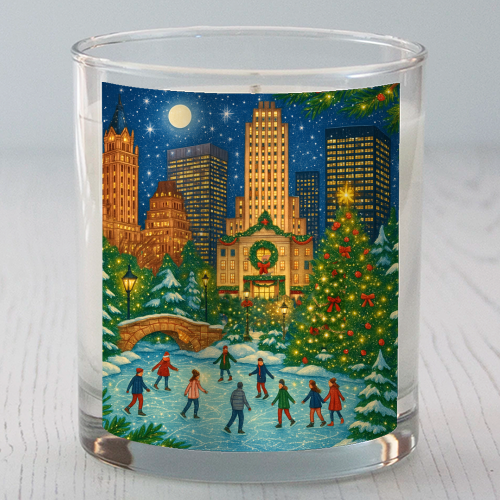 New York Christmas - scented candle by Ms Doodle