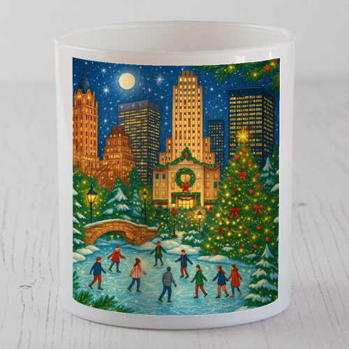 New York Christmas - scented candle by Ms Doodle