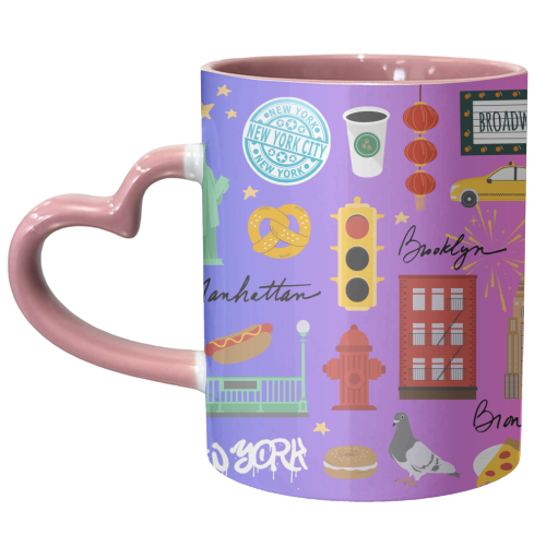 New York City! - unique mug by Lilly Rose