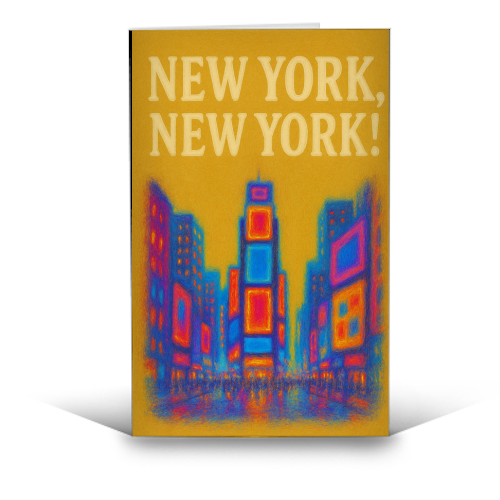 NEW YORK! - funny greeting card by Eloise
