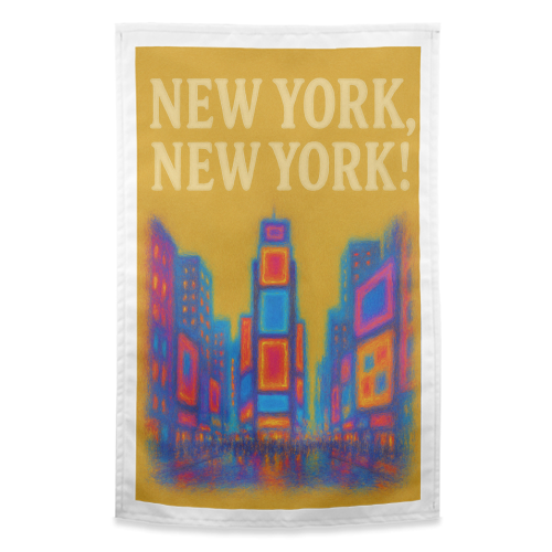 NEW YORK! - funny tea towel by Eloise