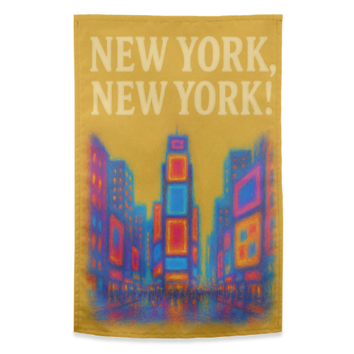 NEW YORK! - funny tea towel by Eloise