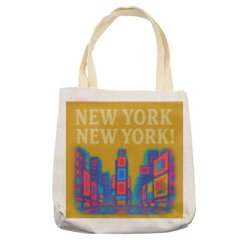 NEW YORK! - printed canvas tote bag by Eloise