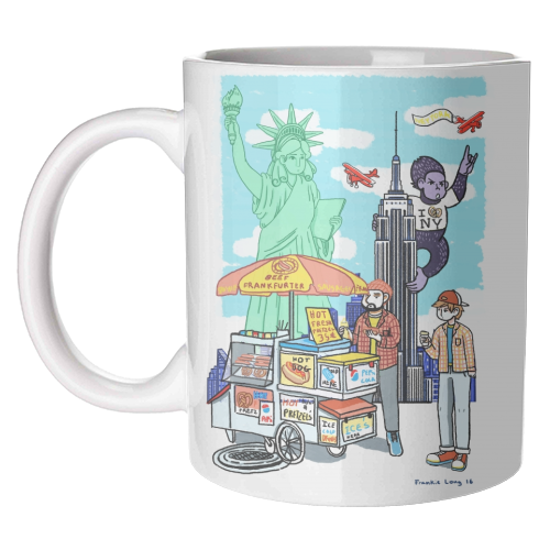 New York - unique mug by Frankie Long