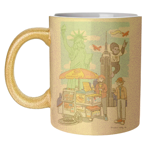 New York - unique mug by Frankie Long