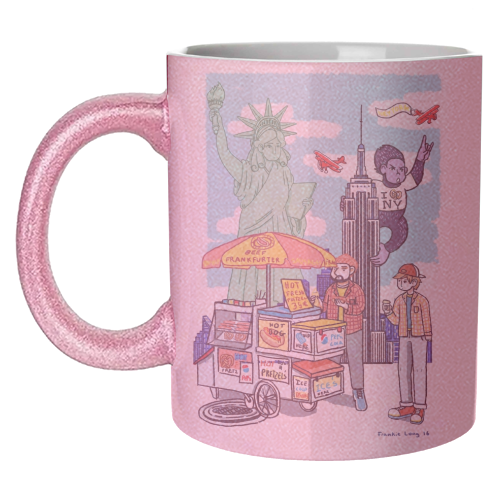 New York - unique mug by Frankie Long