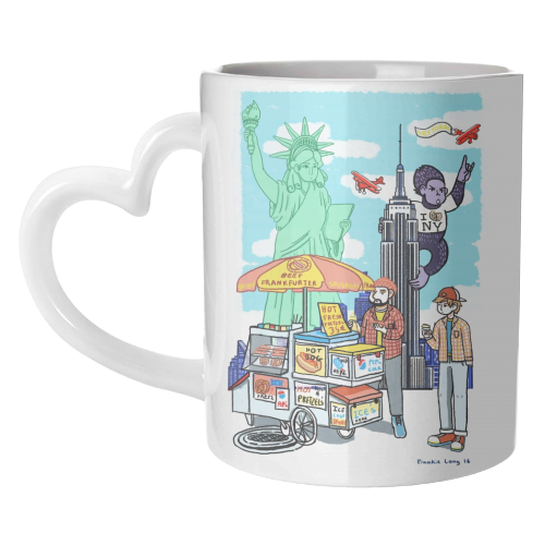 New York - unique mug by Frankie Long